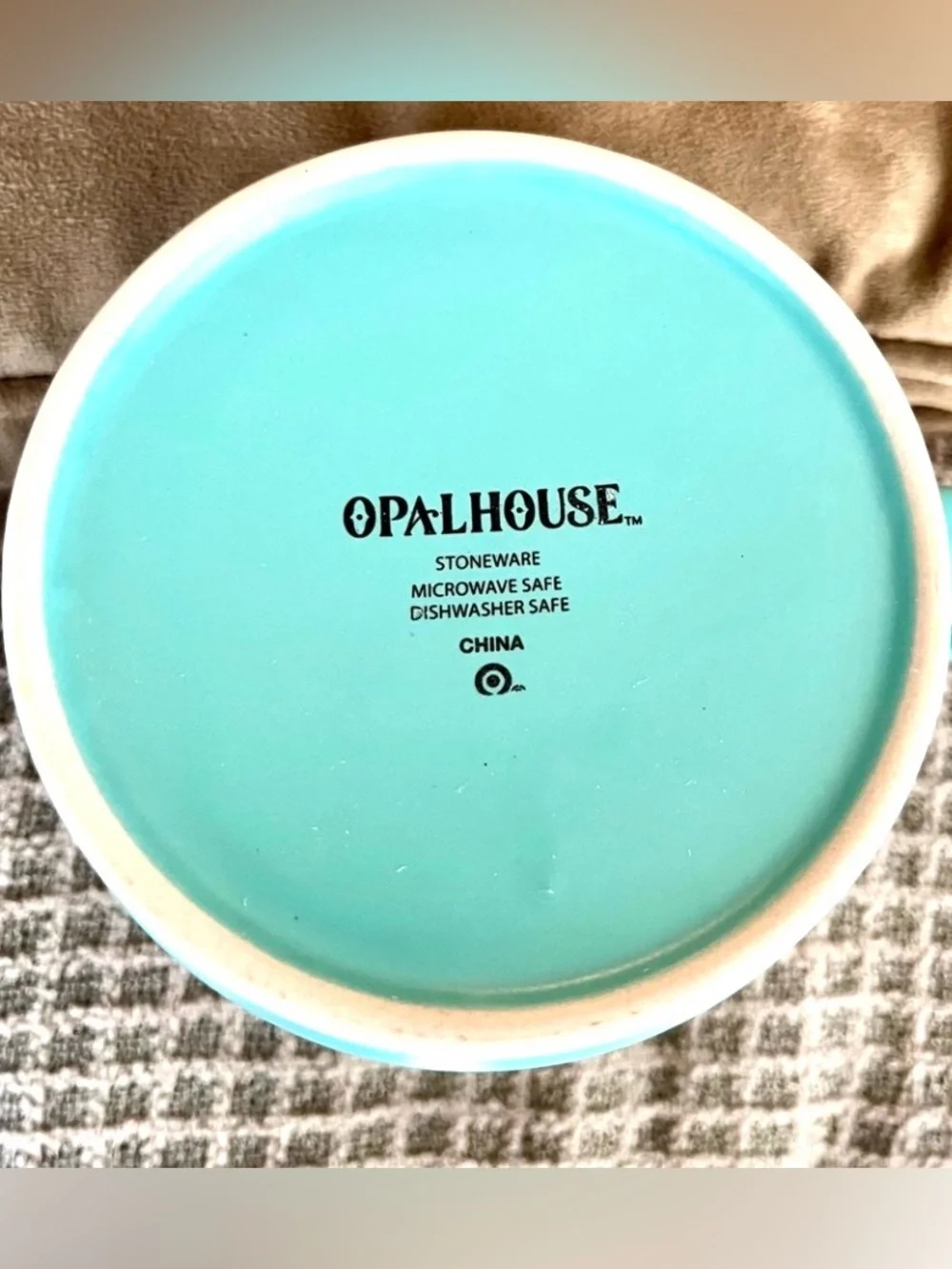 Beautiful set of 2 Opalhouse mugs. Large size. Aqua color. - Picture 3 of 4